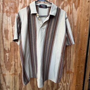 Walnut Creek Striped Polo (Size L)